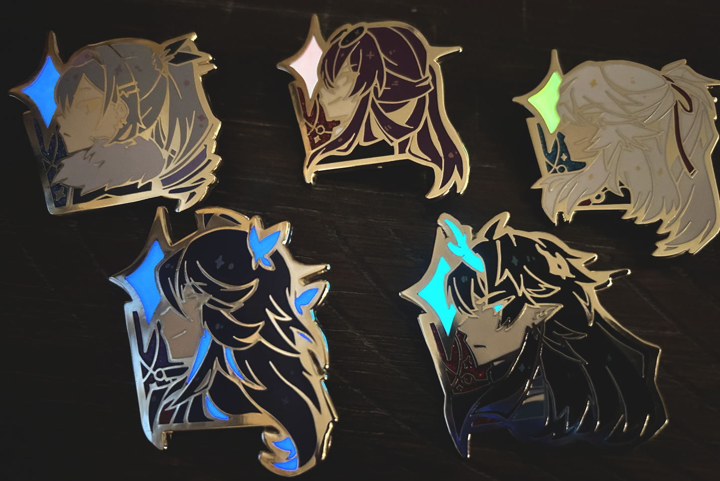 Imbibitor Lunae Glow in the Dark Pin