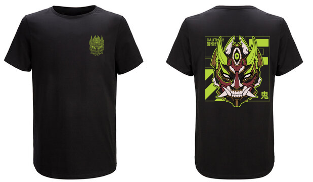 Shirt mockup for printer