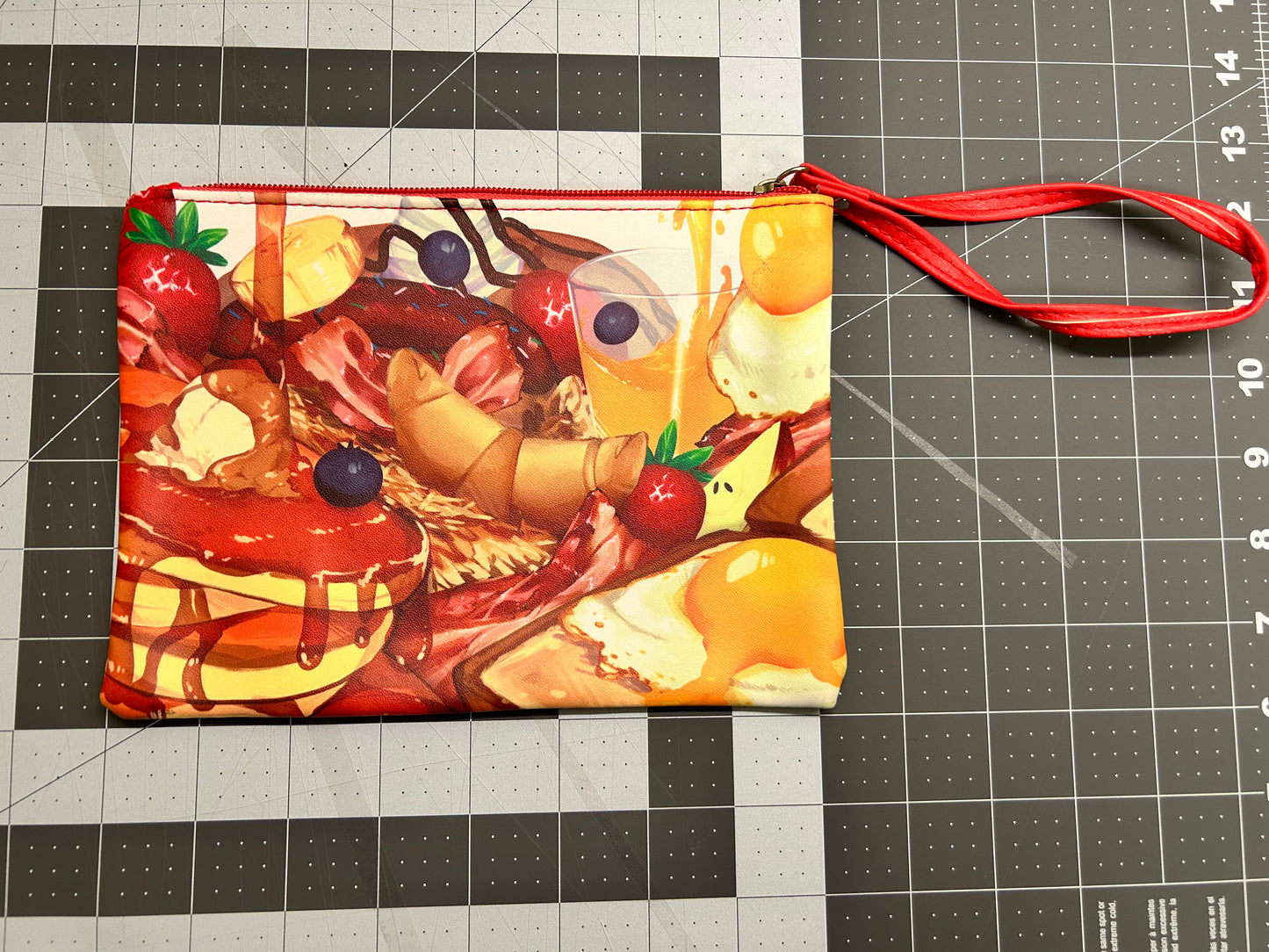 Breakfast Zipper Bag